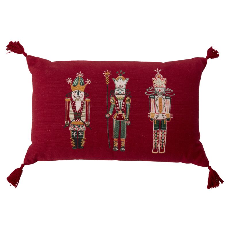 Design Shop Nutcracker'S Waltz Pillow Red